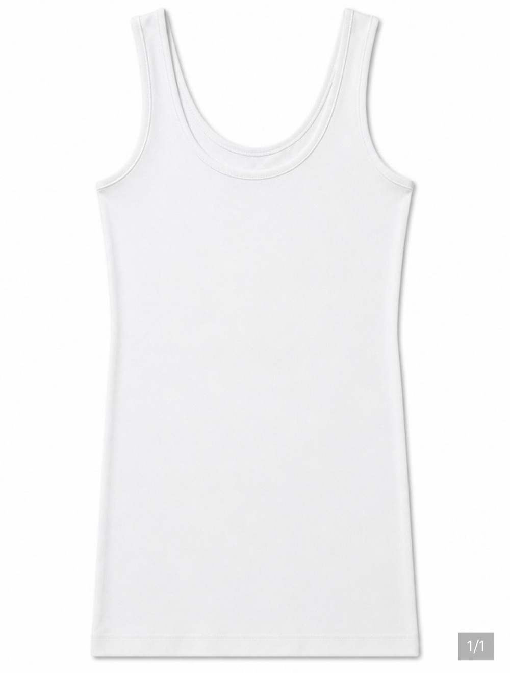 BP White Cotton Tank - Essential Layering Piece